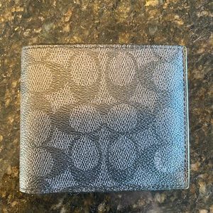 Coach men’s slim billfold wallet